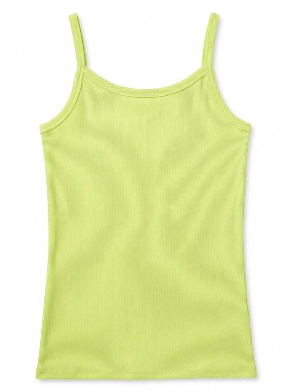 🔺️NWT Lime Ribbed Cami Sleeveless Top Small